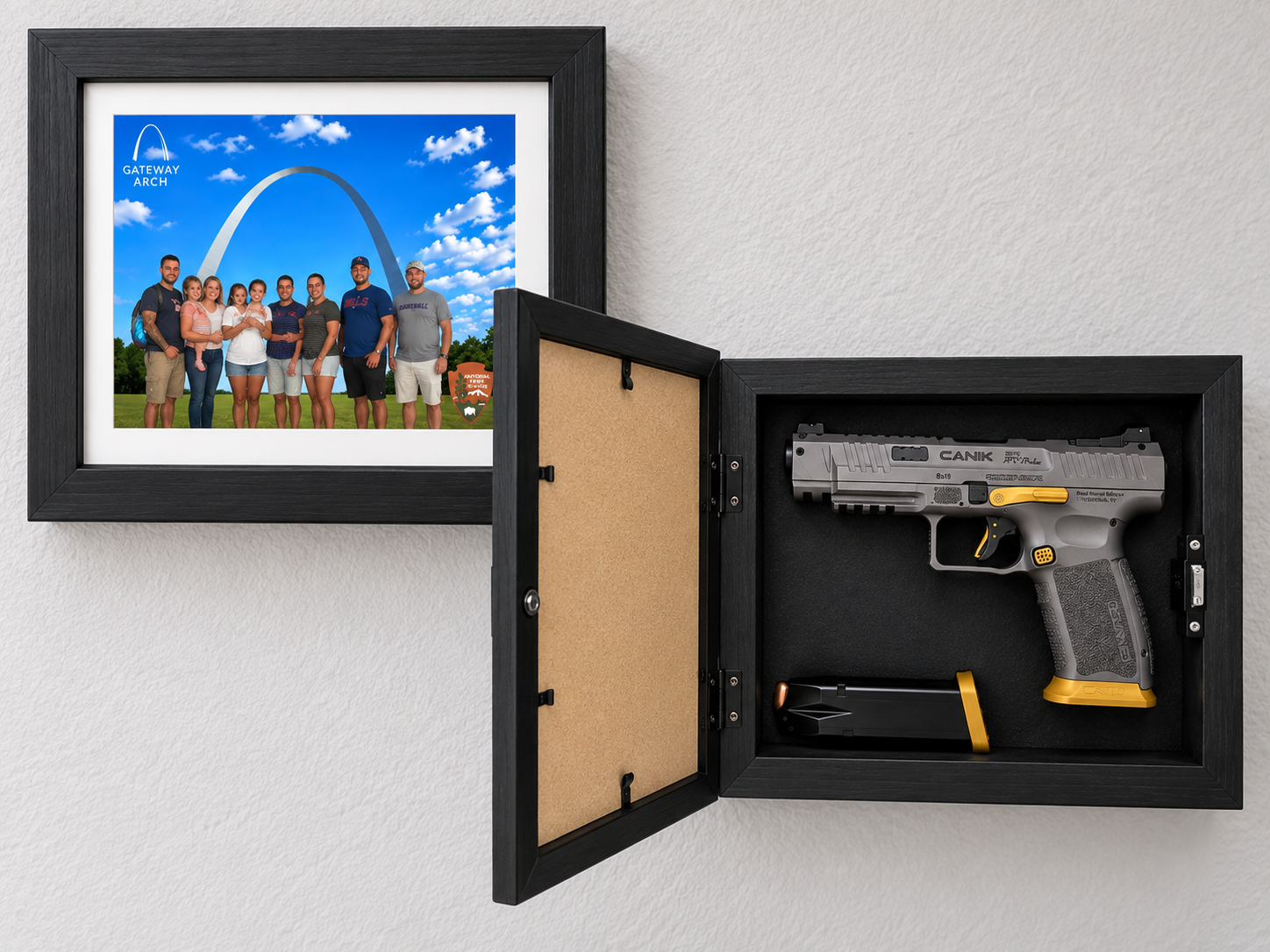 Frame & Aim Gateway Arch concealment frame